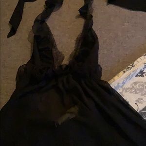 Black sheer VS night gown